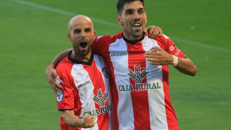 Sergio García y Carlos Ramos, del Zamora CF.