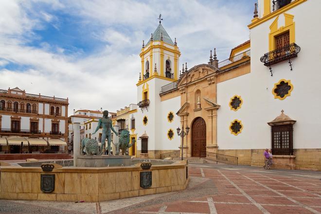 Plaza del Socorro, en Ronda (Málaga)