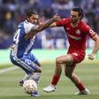 Tyrhys Dolan of RCD Espanyol and Juan Iglesias of Getafe CF compete for the ball during the Spanish league, LaLiga EA Sports, football match played between RCD Espanyol and Getafe CF at RCDE Stadium on March 21, 2026 in Cornella, Spain. AFP7 21/03/2026 ONLY FOR USE IN SPAIN. Javier Borrego / AFP7 / Europa Press;2026;Soccer;Sport;ZSOCCER;ZSPORT;RCD Espanyol v Getafe CF - LaLiga EA Sports;