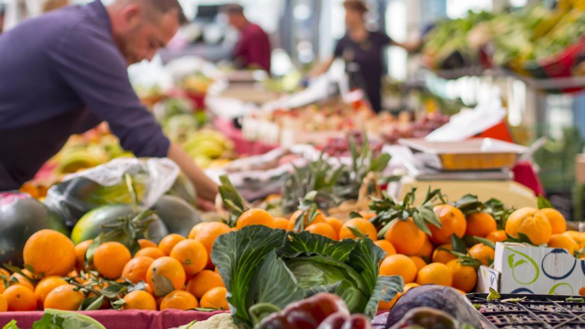 Mercado semanal de Almoradí.