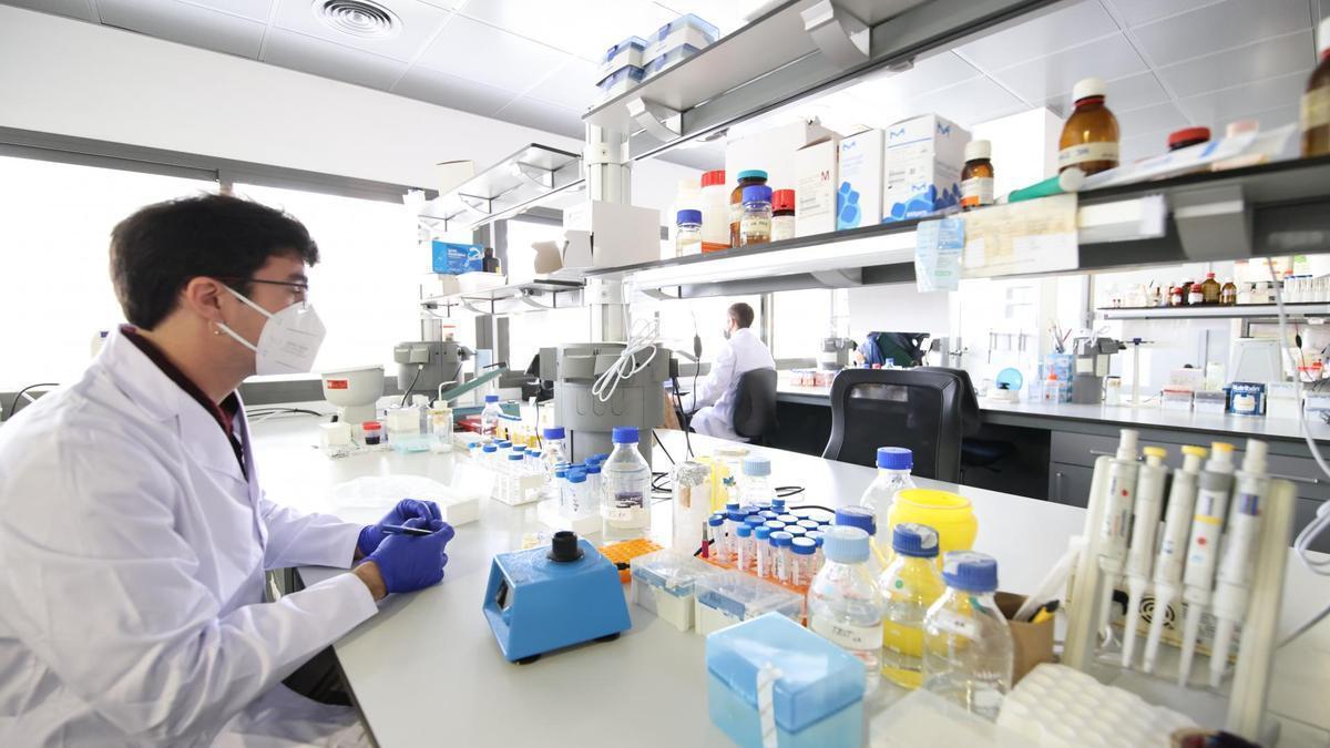 Laboratorios de la empresa biotecnólógica que investiga soluciones a tumores cerebrales.