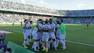 El 2-1 del Elche en el Elche 2-1 Cádiz de la jornada 18 de LaLiga Hypermotion