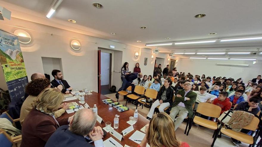 En imágenes: Así fue la visita de la Mesa de la Junta General a San Martín de Oscos