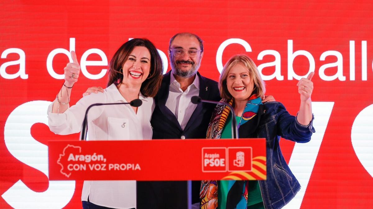Los mensajes se dirigían, entre otros, a la alcaldesa de Ejea, Teresa Ladrero, y a Javier Lambán.