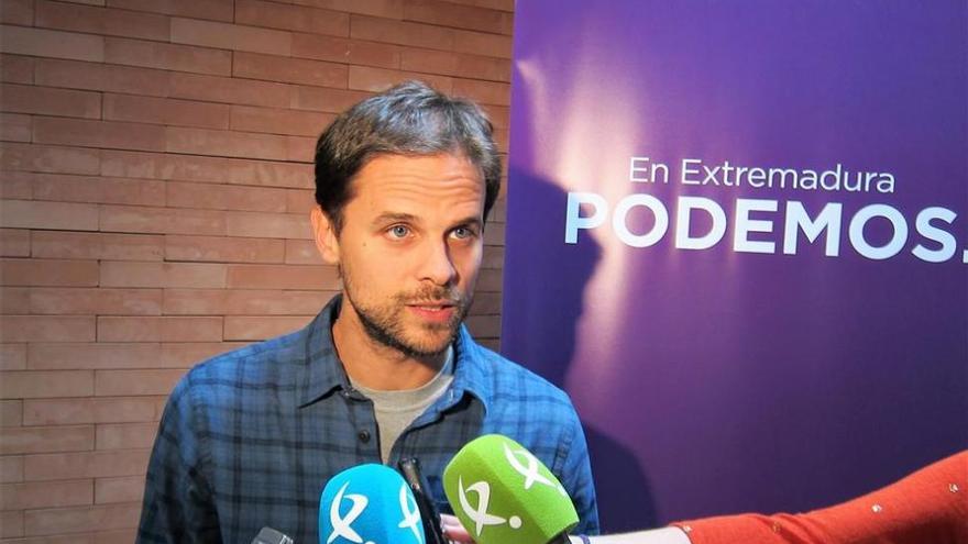 Podemos no presentará enmiendas parciales a las cuentas extremeñas por segundo año