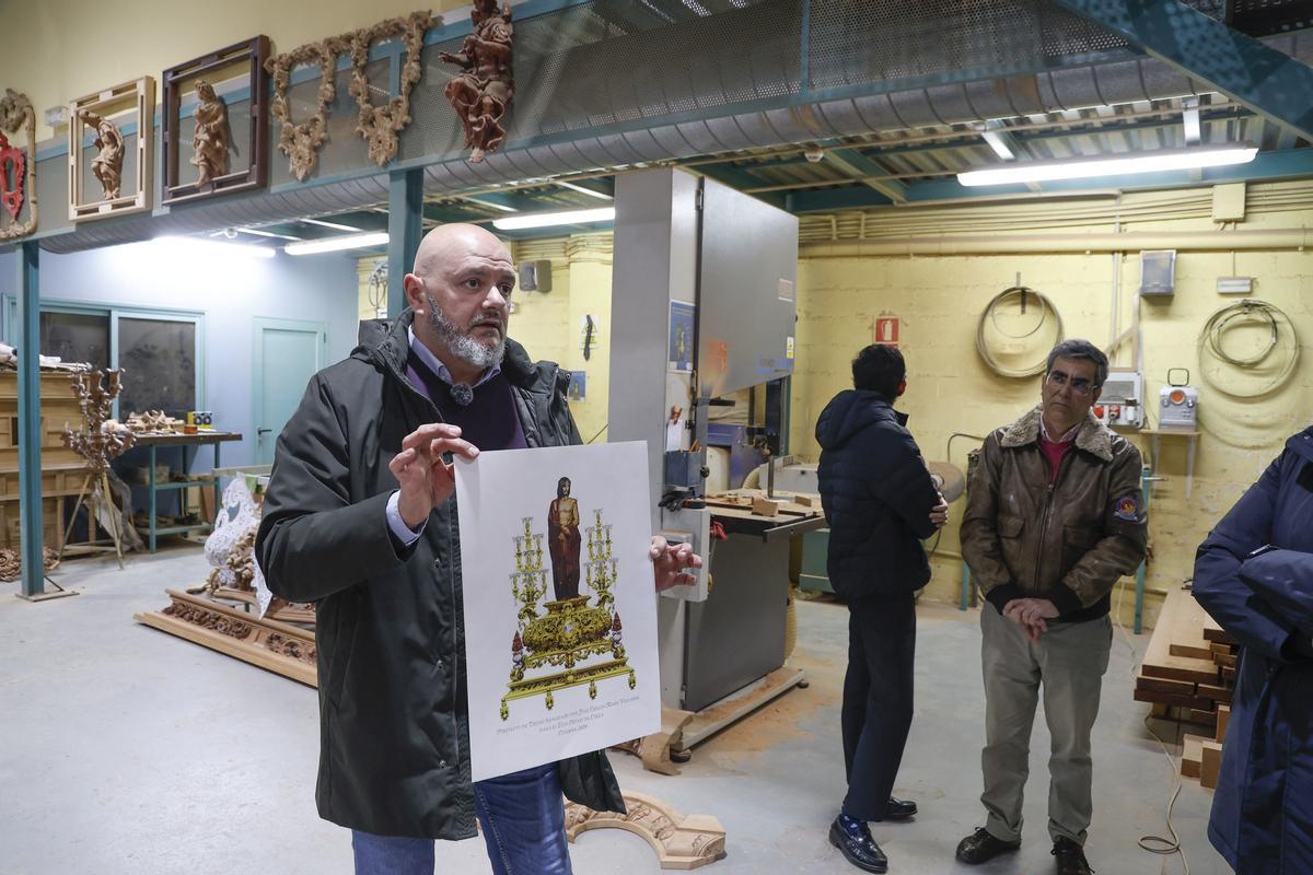 Visita al taller de José Carlos Rubio.