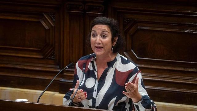 La consellera d’Economia, Alícia Romero, en el debat de pressupostos aquest dijous en el Parlament