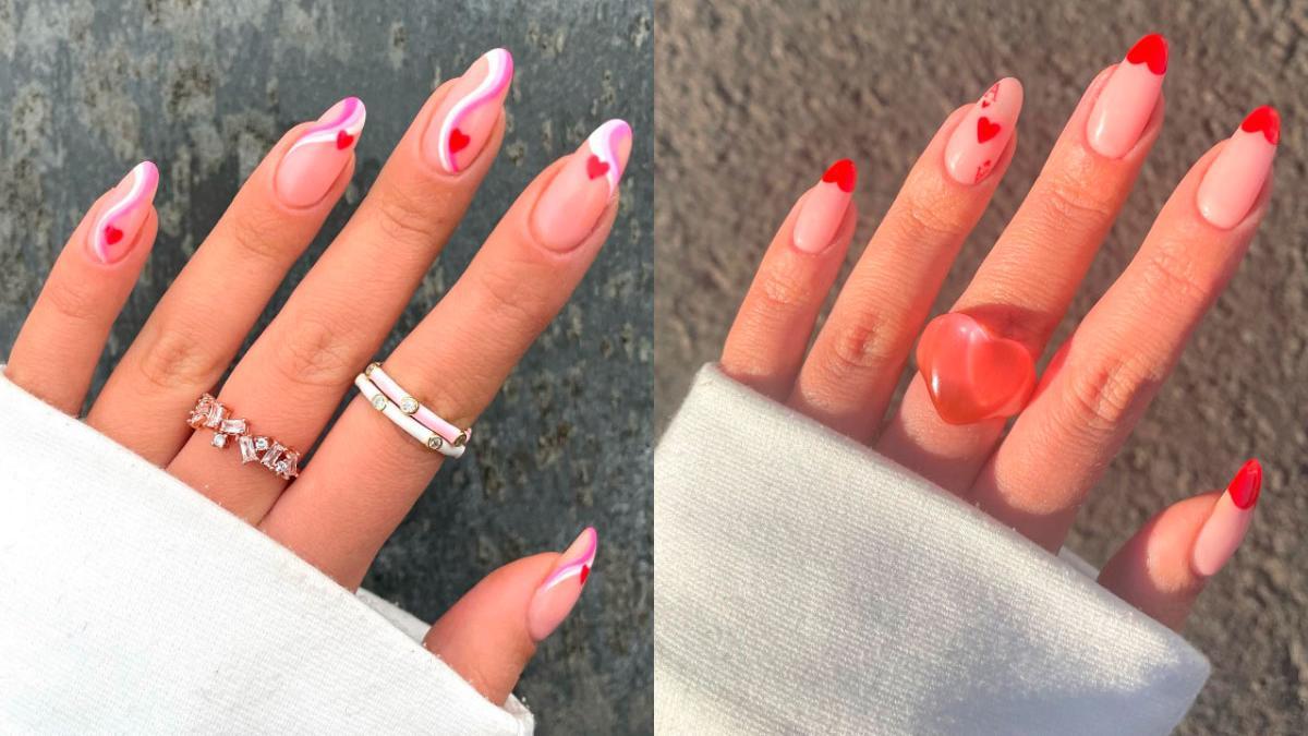 La manicura de corazones más ideal para San Valentín