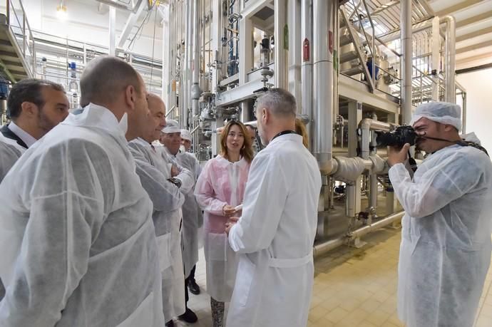 18-01-2018 AGÜIMES. Xiana Méndez, secretaria de Estado de Comercio, inaugura en Arinaga las instalaciones de Nektium. Fotógrafo: ANDRES CRUZ