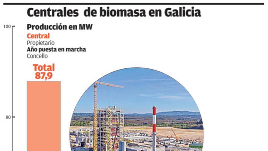 La factoría de Greenalia en Curtis duplica la potencia de biomasa en Galicia