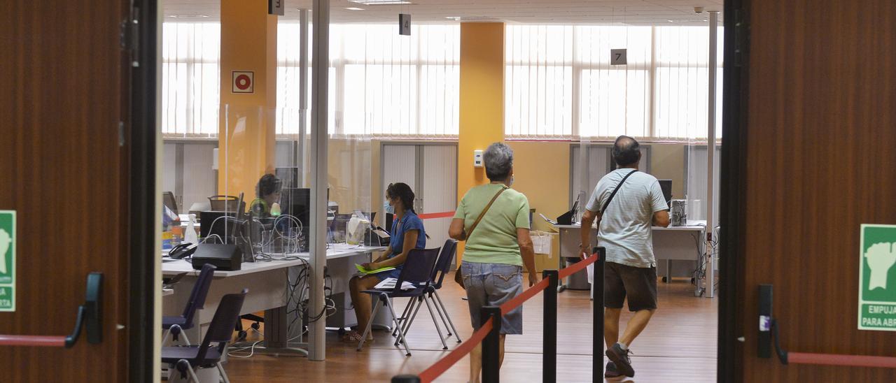 Oficinas municipales de El Cubillo, en el municipio de Telde