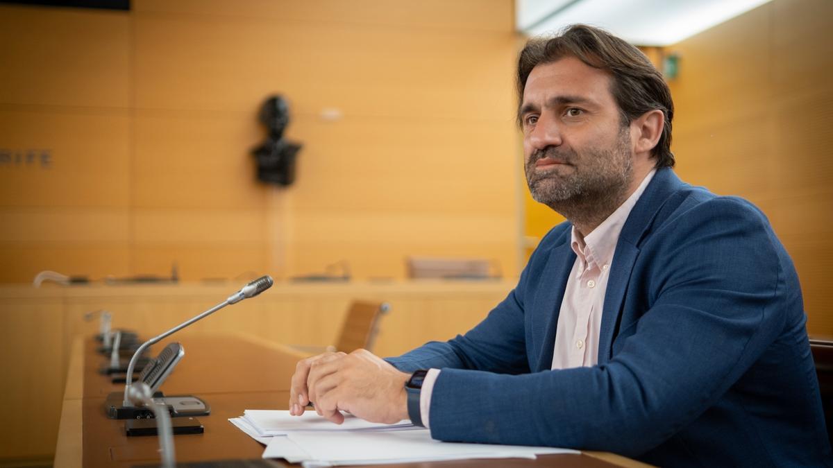 El consejero insular del PP, Manuel Fernández.