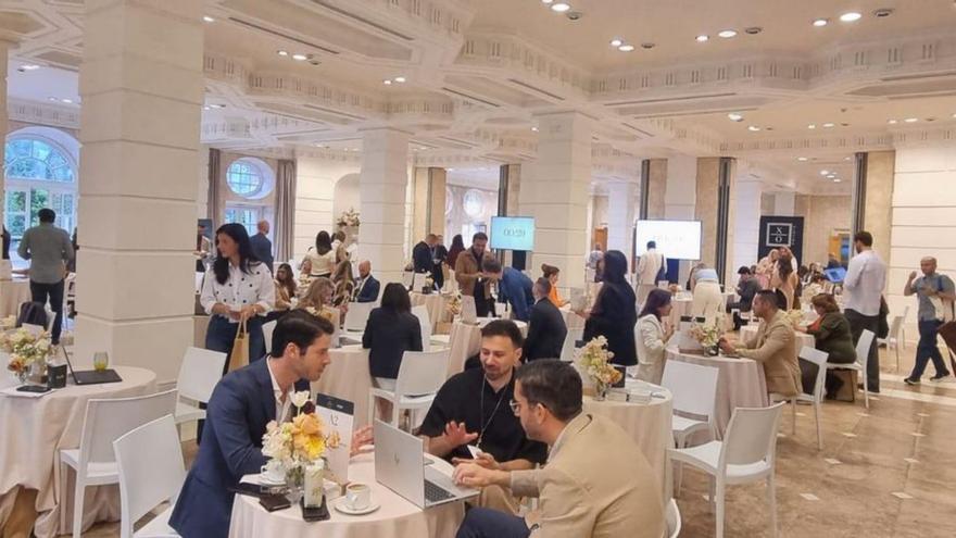 Agentes turísticos, en un momento del evento. | L.O.