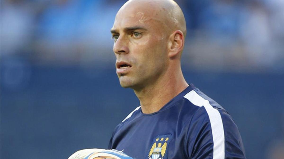 Willy Caballero con la Selección Argentina