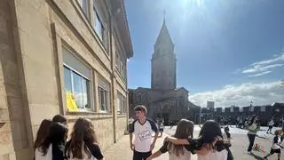 El colegio Santo Ángel corre por Ecuador: así fue la carrera solidaria por el Muro de Gijón