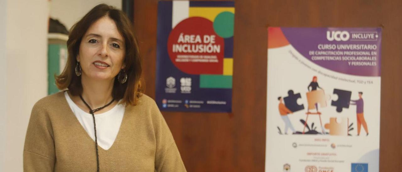 Carmen Cruz dice que la UCO apuesta por una universidad inclusiva en todos sus ámbitos.