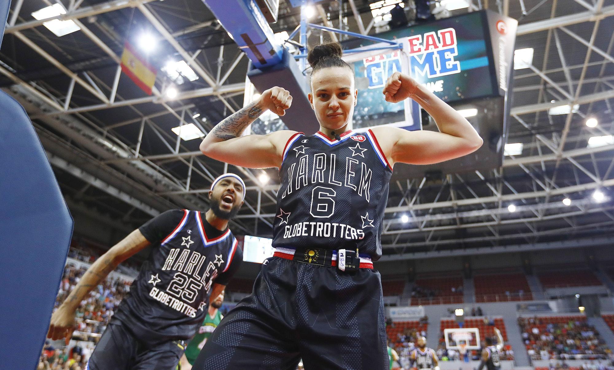 Así ha sido la exhibición de los Globetrotters