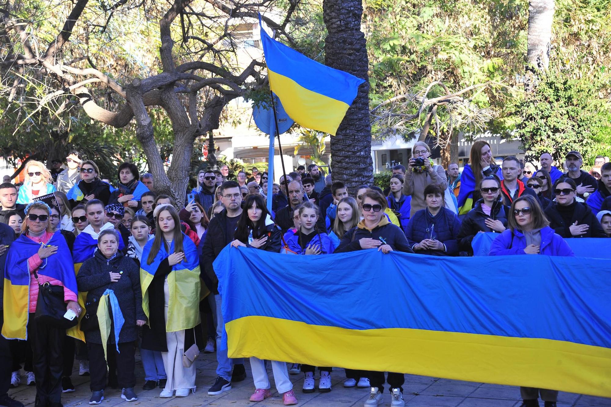 Concentración de la comunidad ucraniana en Torrevieja