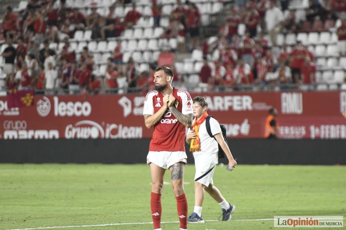 Así fue el encuentro del play off del Real Murcia y el Nástic en la lucha por el ascenso