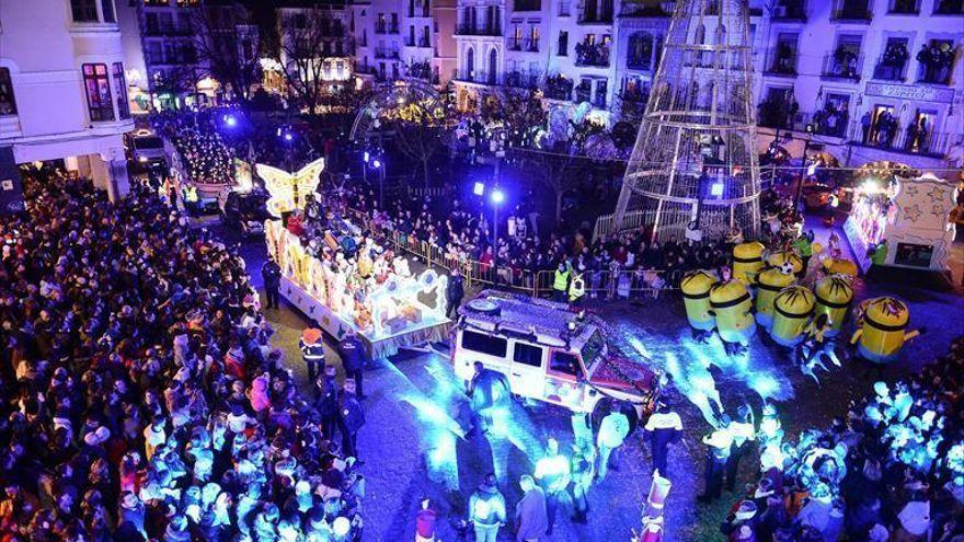 Cabalgata de Reyes, en la plaza Mayor, una imagen que no se repetirá este año.