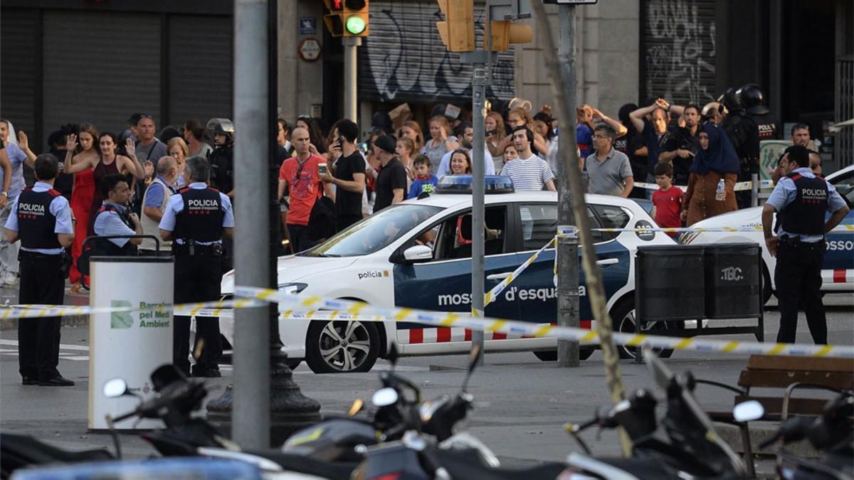 Barcelona vivió una jornada trágica