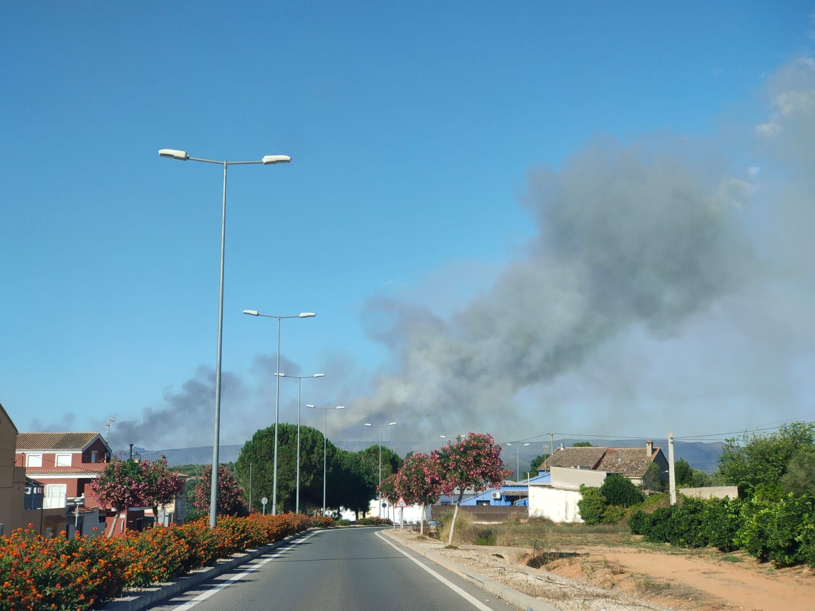 El incendio de Rafelguaraf, en imágenes