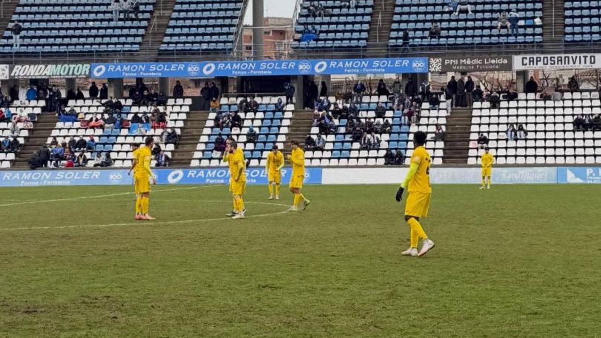 Un moment del partit.