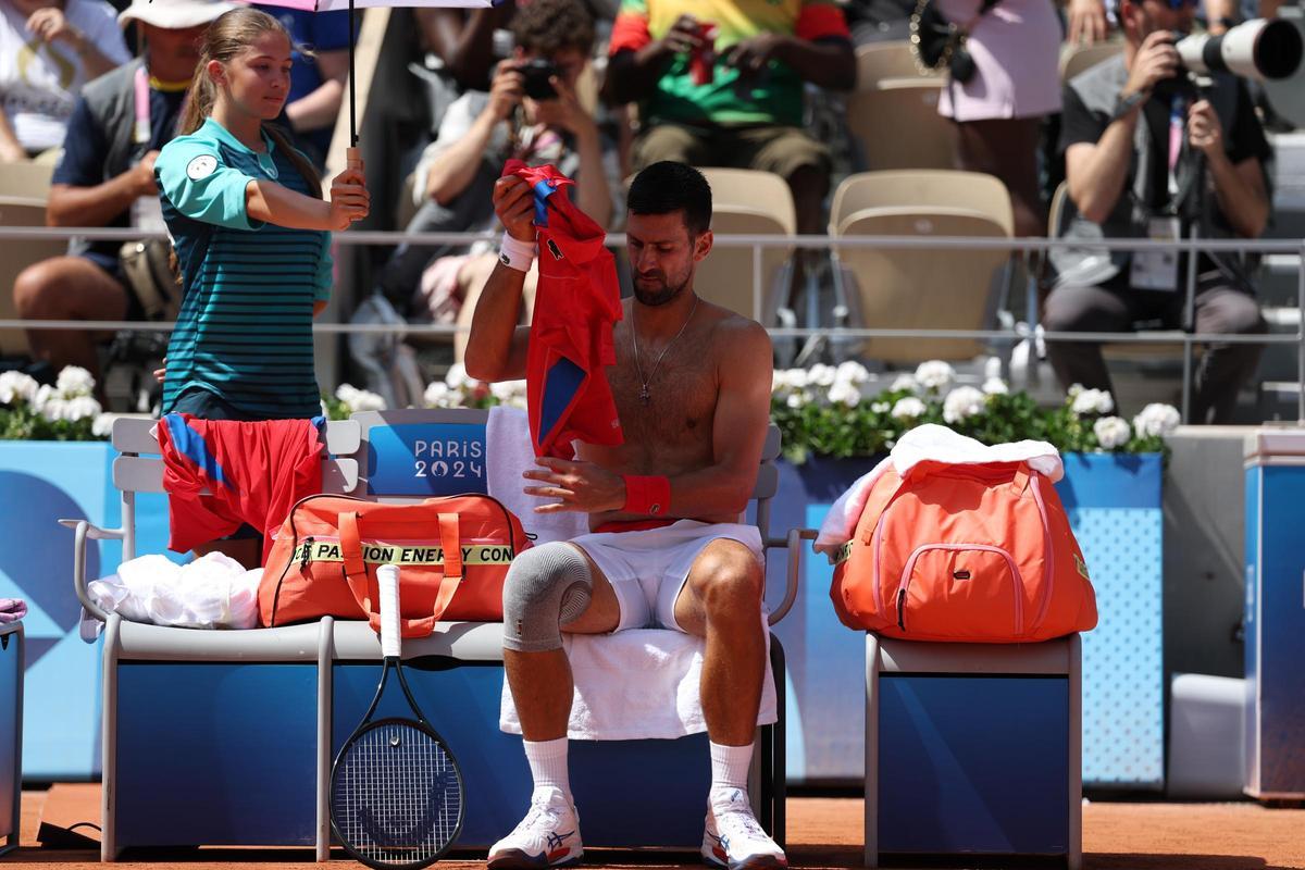 Novak Djokovic - Rafa Nadal: duelo de altura en los JJOO de París. Novak Djokovic - Rafa Nadal: duelo de altura en los JJOO de París.