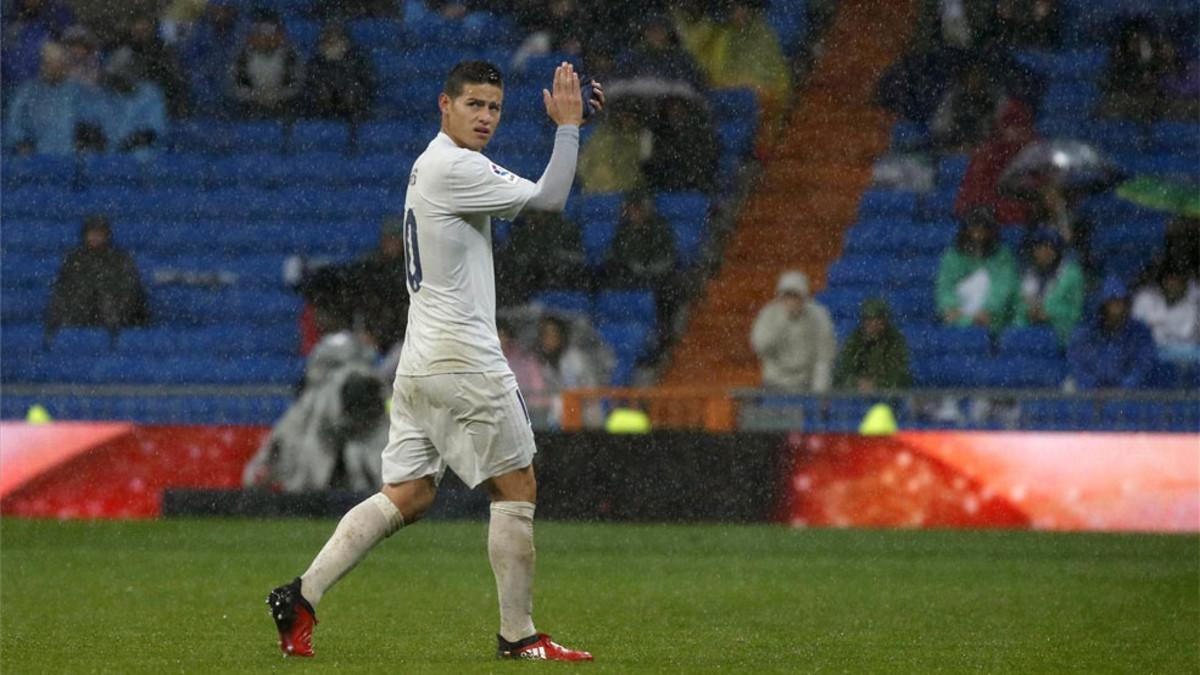 James Rodríguez se fue apagando ante el Sporting