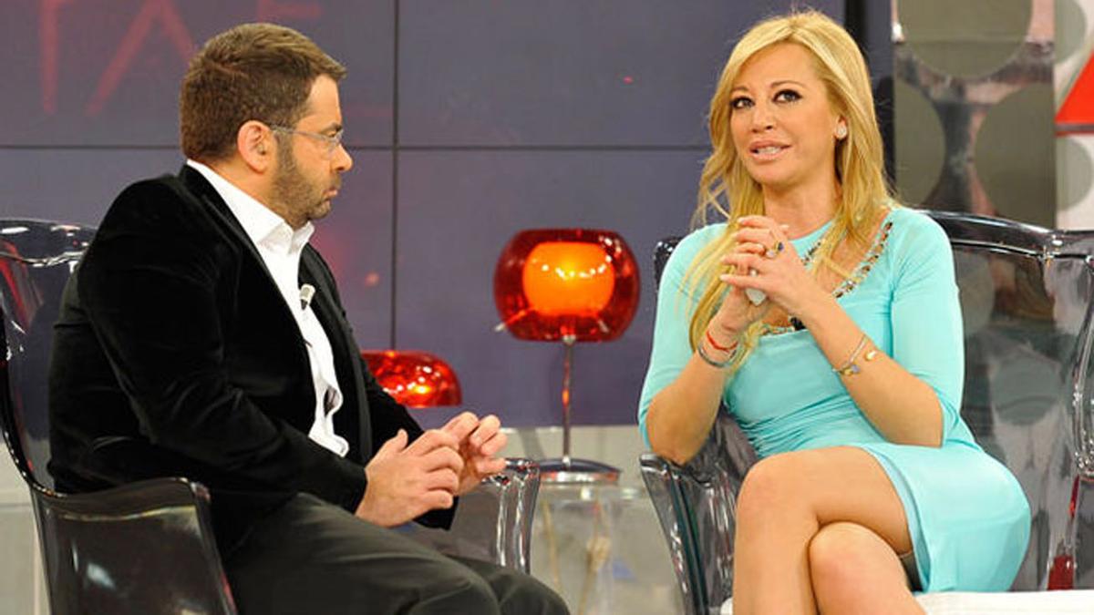 Belén Esteban, con Jorge Javier Vázquez, en 'Deluxe'