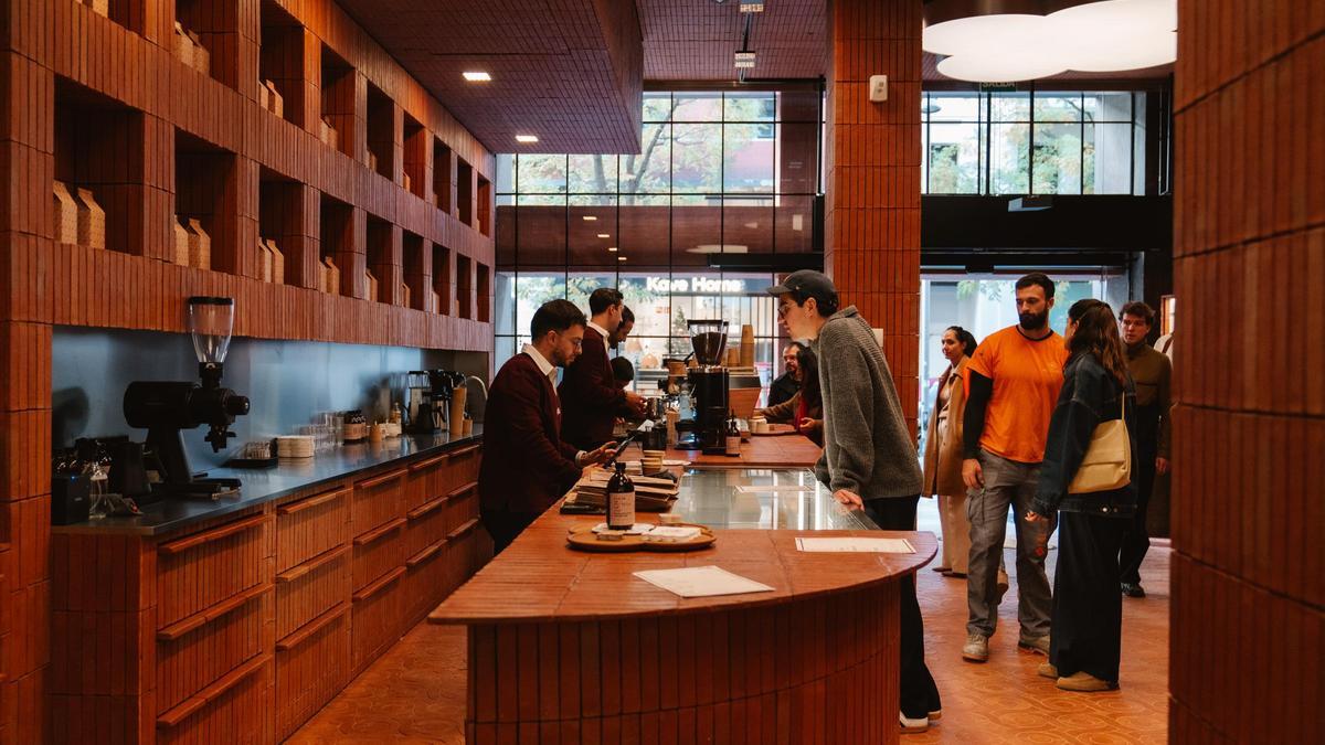 Zacaffé, el nuevo café de Zara en Madrid.