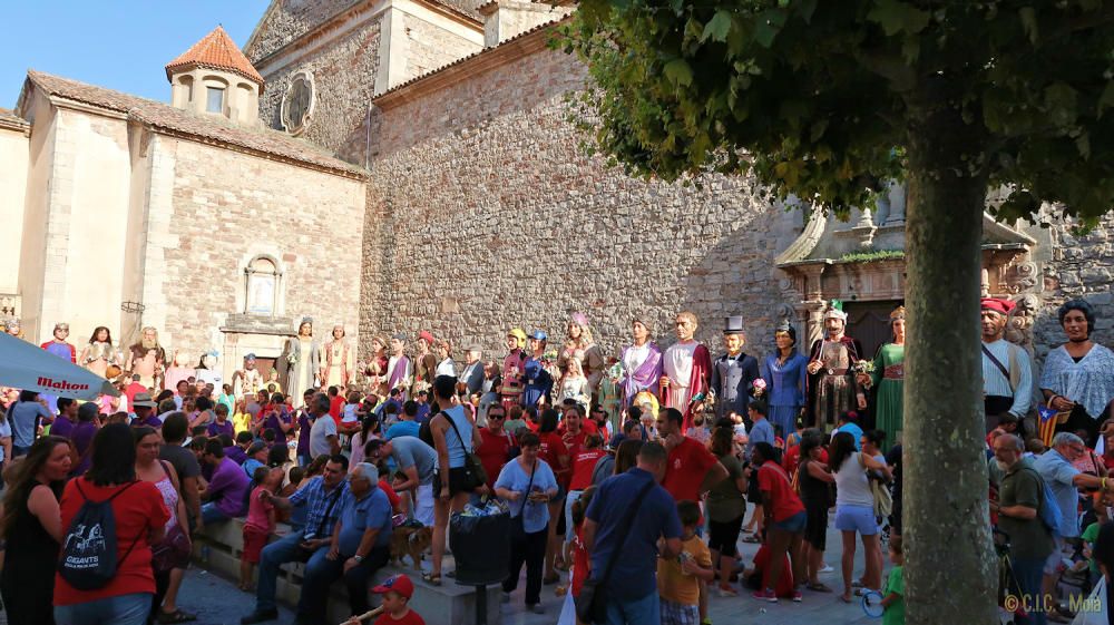 Alguns dels participants a la trobada de Moià.