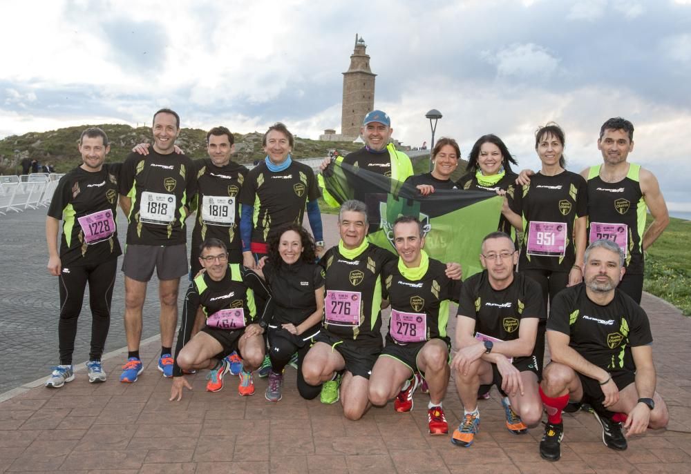 La carrera nocturna de la Torre de Hércules