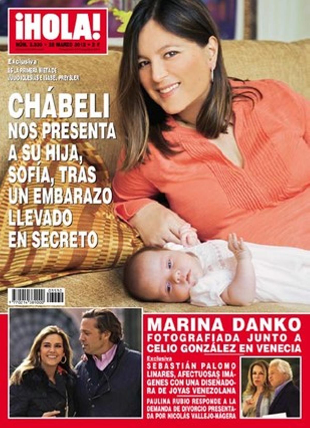 Portada de la revista ’¡Hola!’. Portada de la revista ’¡Hola!’.