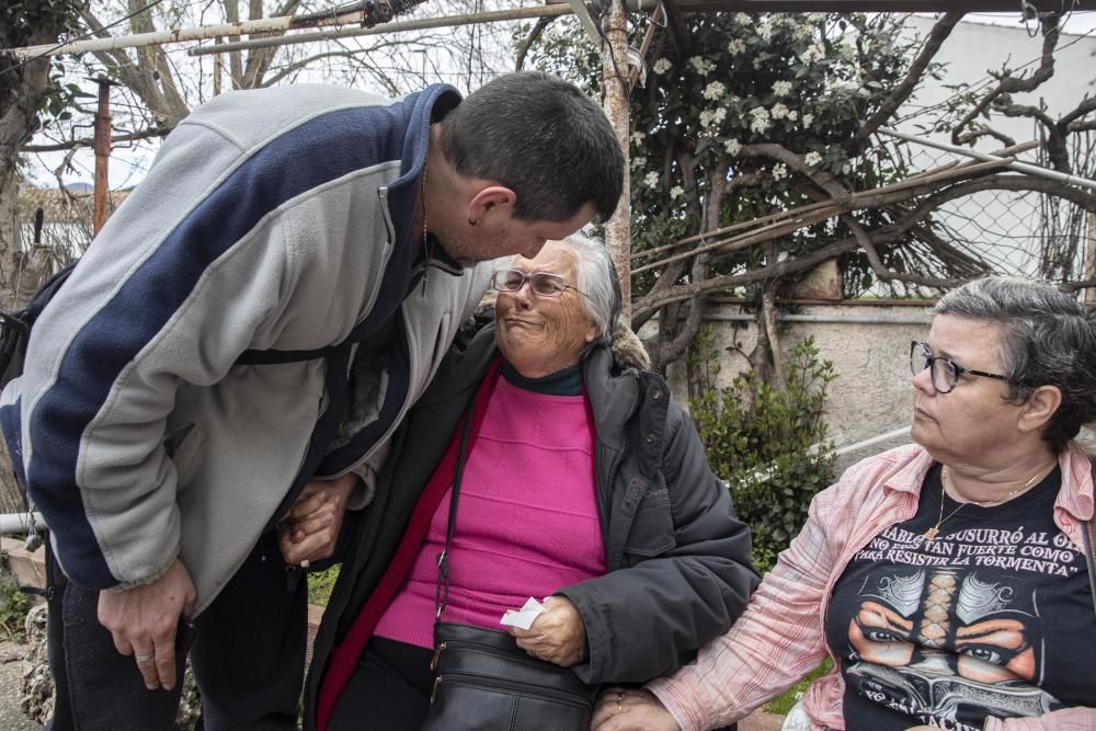 Desnonament d'una veïna de Breda de 77 anys