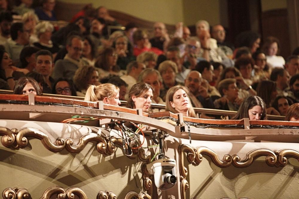 Encuentro con el público de “Les Luthiers” y actuación en Gijón