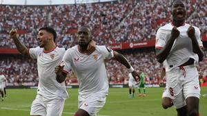 Sevilla FC - Real Betis: El gol de Dodi Lukebakio