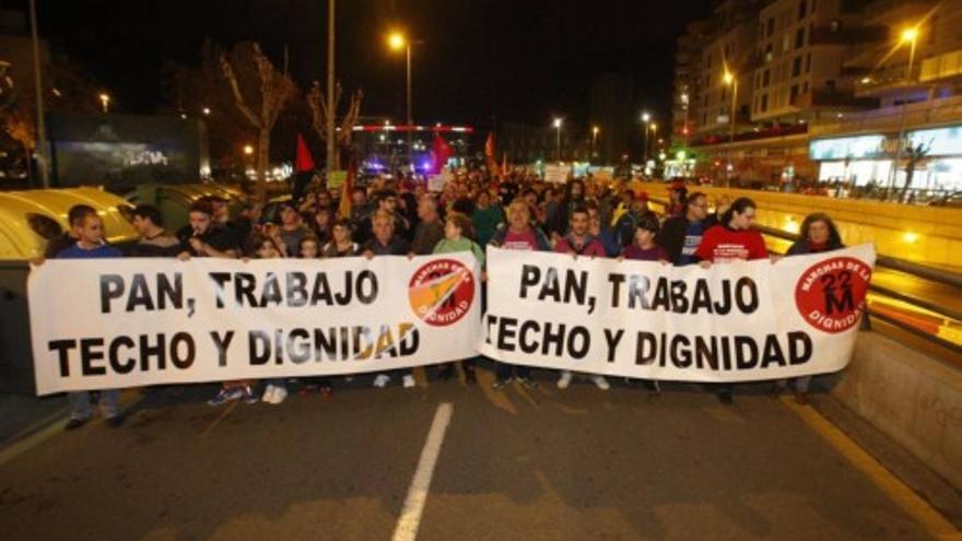 Marcha por la Dignidad en Murcia