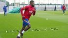 Umtiti, en una imagen reciente entrenando