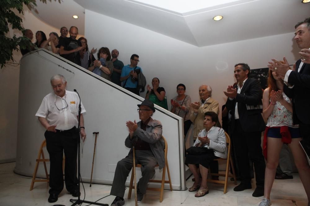 Inauguración de la exposición de Alejandro Mieres en el Museo Baroja