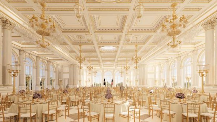 Trump y sus reformas en la Casa Blanca: del nuevo salón de baile brilli-brilli al asfalto en el jardín de las rosas de Jackie Kennedy