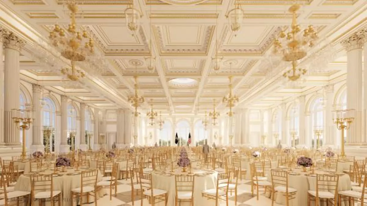 Trump y sus reformas en la Casa Blanca: del nuevo salón de baile brilli-brilli al asfalto en el jardín de las rosas de Jackie Kennedy