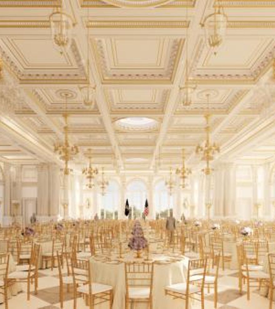 Trump y sus reformas en la Casa Blanca: del nuevo salón de baile brilli-brilli al asfalto en el jardín de las rosas de Jackie Kennedy