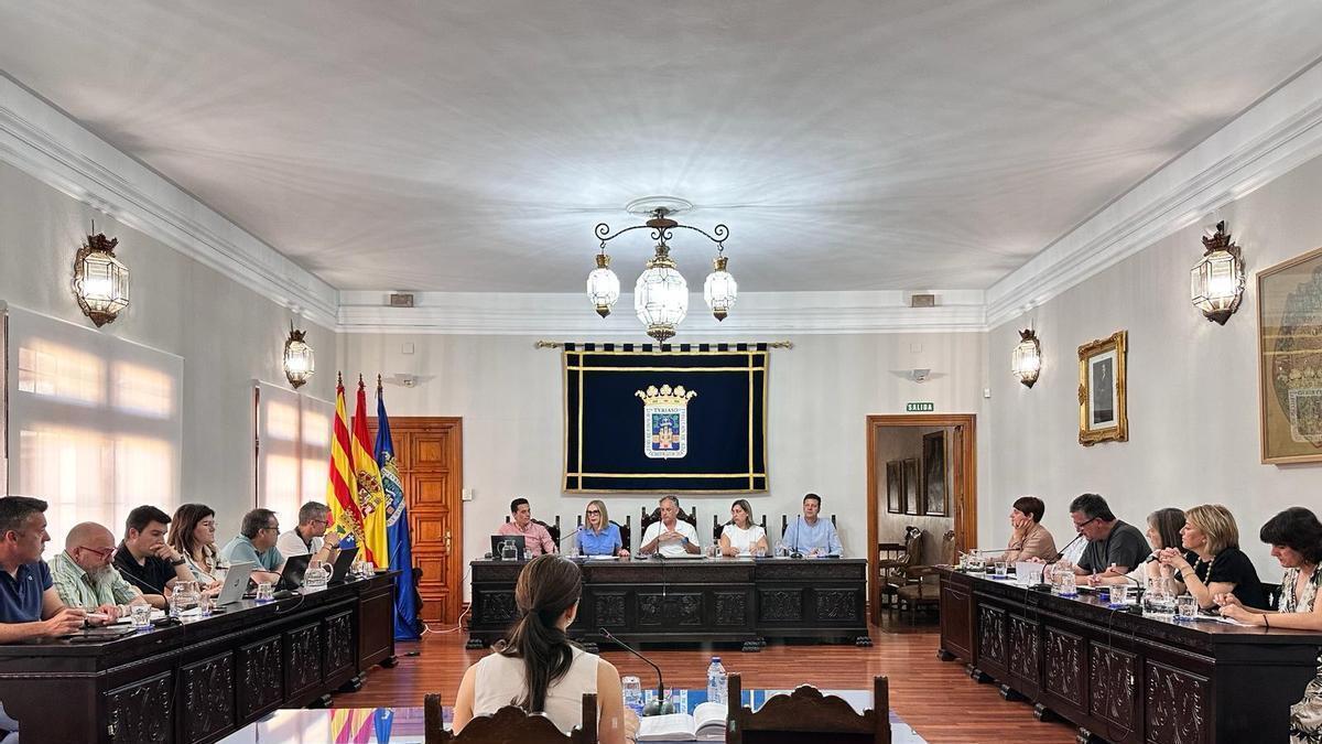 Pleno ordinario en el Ayuntamiento de Tarazona.