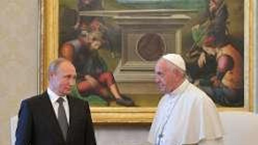 Putin y el Papa. // Reuters