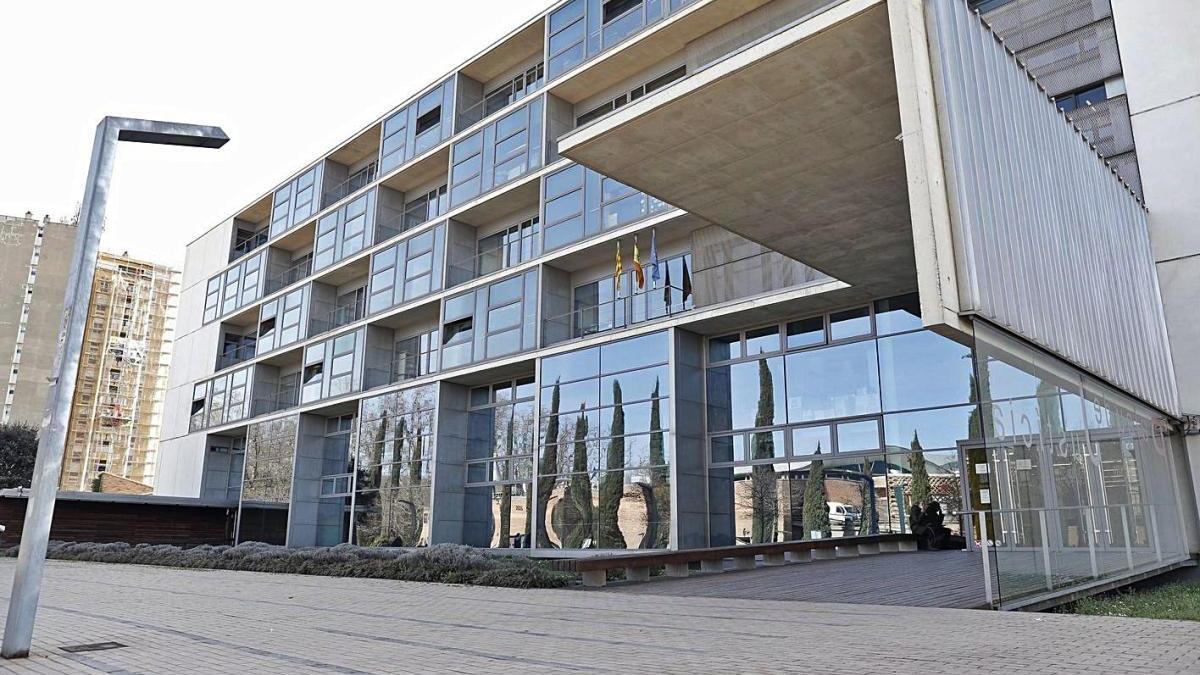 El Palau de Justícia de Girona, on hi ha els jutjats socials de Girona.