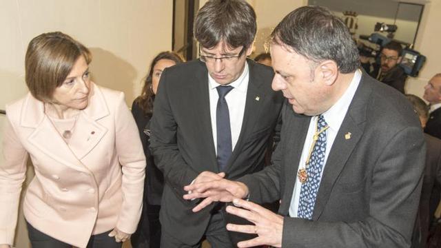 Imatge de l'acte institucional del 125è aniversari a l'Ajuntament de Manresa