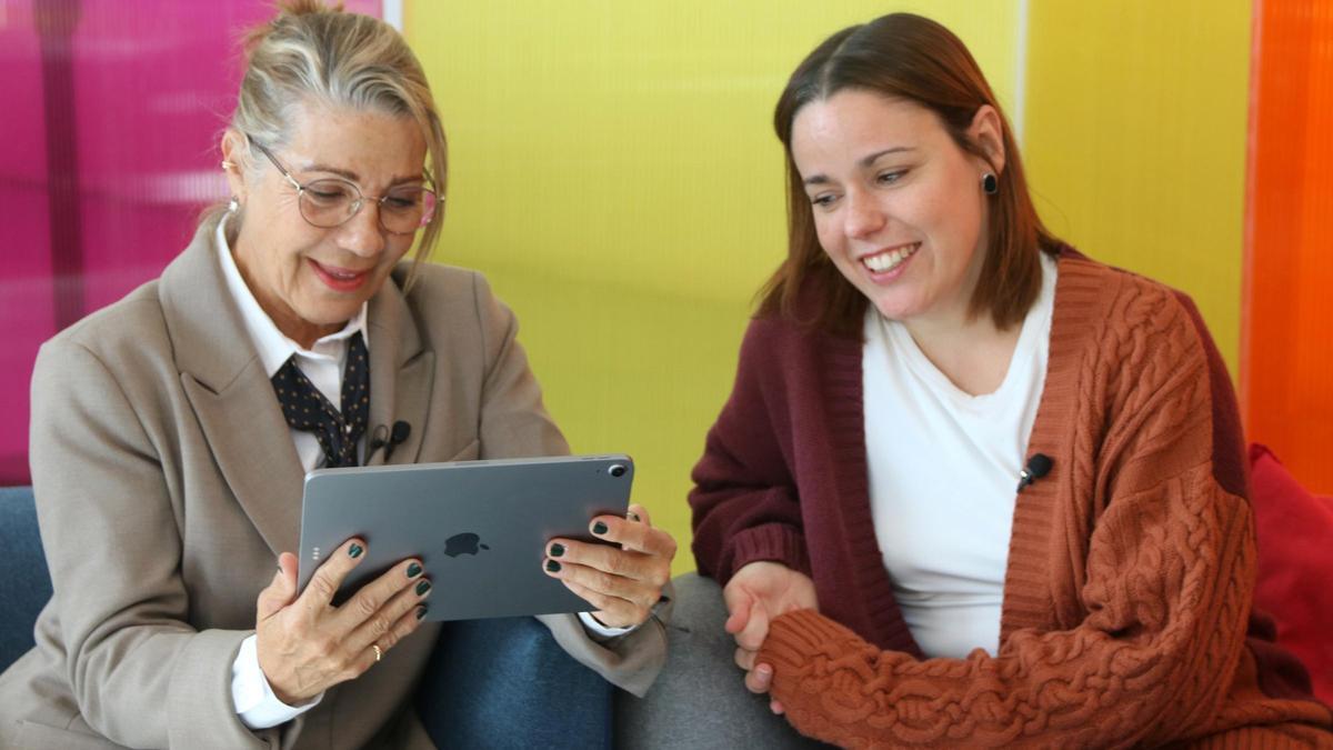 Les actrius Emma Vilarasau i Georgina Latre reveient un fragment de 'Ventdelplà'