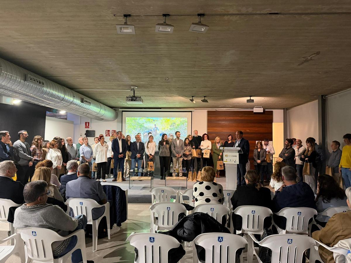 Una imagen del acto celebrado este pasado jueves en Alcúdia.
