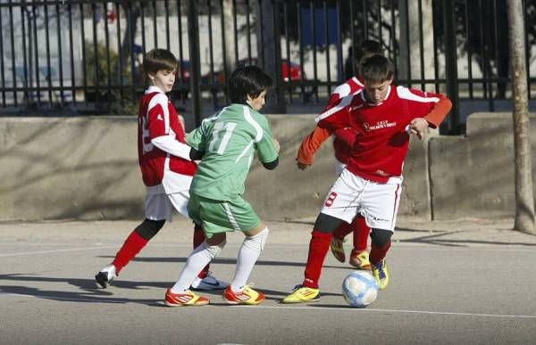 FÚTBOL SALA: La Almozara CP-Josefa Amar y Borbo (serie primera benjamín) / La Almozara-Recarte y Ornat (primera alevín)  / Santo Domingo-Hermanos (serie segundo alevín)